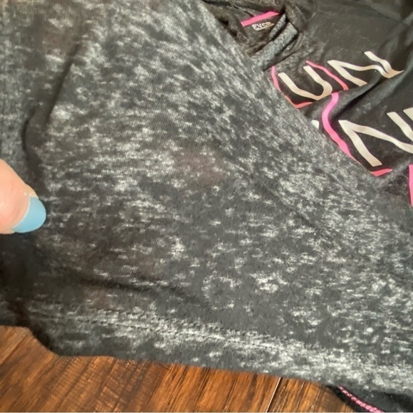 EVCR “Run Now Wine Later” Burnout Hoodie Sweatshirt - Picture 5 of 10